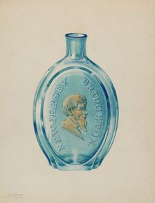 Flask, c. 1936. Creator: Charles Caseau