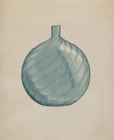 Flask, c. 1936. Creator: Dorothy Posten