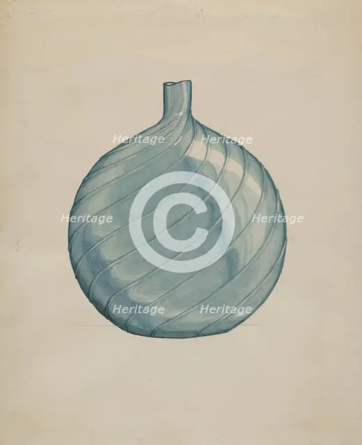 Flask, c. 1936. Creator: Dorothy Posten.