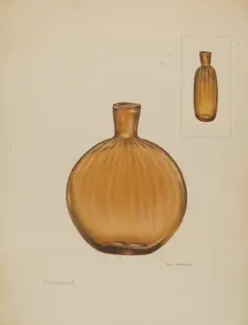 Flask, c. 1936. Creator: John Tarantino