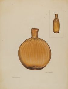 Flask, c. 1936. Creator: John Tarantino