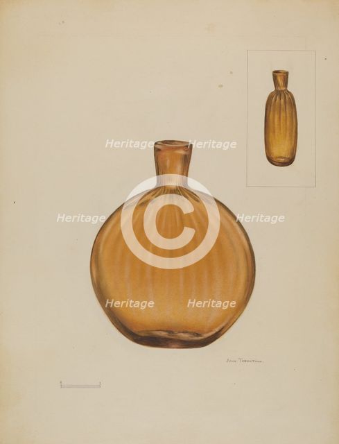 Flask, c. 1936. Creator: John Tarantino.