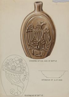 Flask, c. 1936. Creator: Wellington Blewett