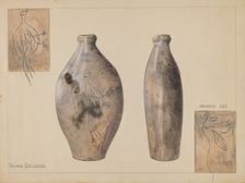 Flask, c. 1936. Creator: Yolande Delasser