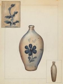 Flask, c. 1937. Creator: Alvin Shiren