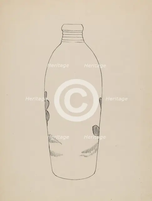 Flask, c. 1939. Creator: John Tarantino.