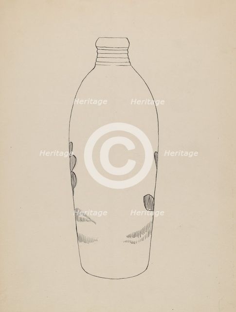 Flask, c. 1939. Creator: John Tarantino.