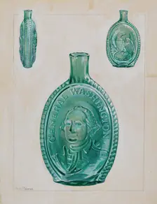 Flask, c. 1940. Creator: Charles Caseau