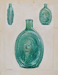 Flask, c. 1940. Creator: Charles Caseau