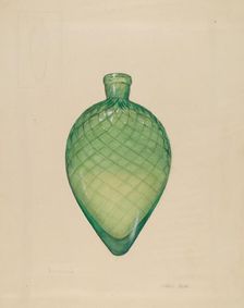 Flask, c. 1940. Creator: Janet Riza
