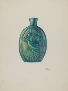 Flask, c. 1941. Creator: Hal Blakeley