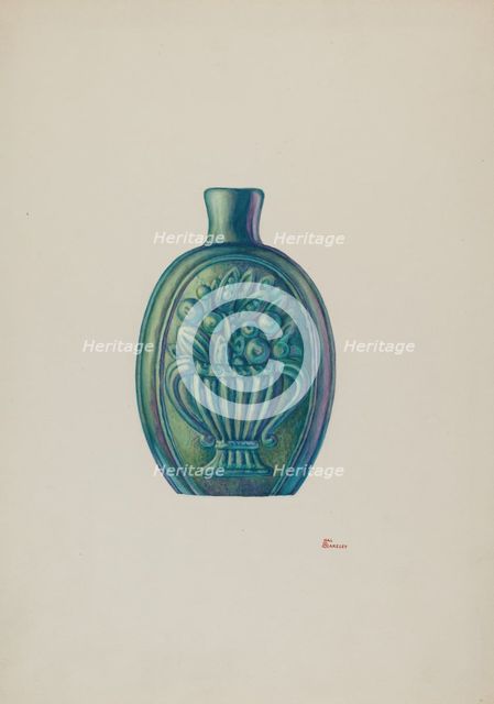 Flask, c. 1941. Creator: Hal Blakeley.