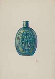 Flask, c. 1941. Creator: Hal Blakeley