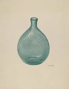 Flask, c. 1941. Creator: V. L. Vance