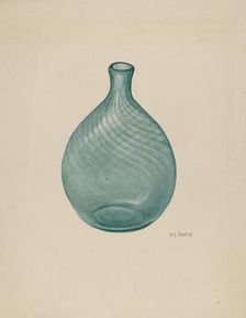Flask, c. 1941. Creator: V. L. Vance