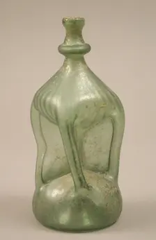 Flask, German, 15th century. Creator: Unknown