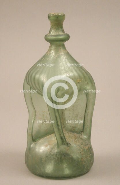 Flask, German, 15th century. Creator: Unknown.