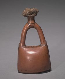 Flask in the Form of a Leather Bag, c. 1415-1381 BC. Creator: Unknown