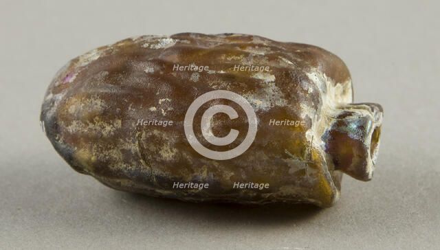 Flask in the Shape of a Date, 1st century. Creator: Unknown.