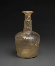 Flask, Iran, 9th century. Creator: Unknown