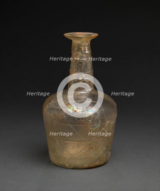 Flask, Iran, 9th century. Creator: Unknown.