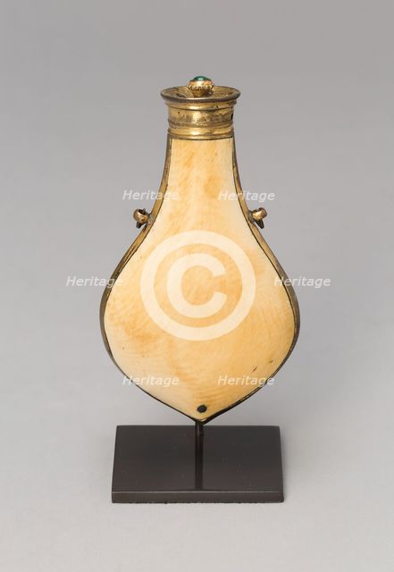Flask, Ottoman dynasty (1299-1923), c. 1780. Creator: Unknown.