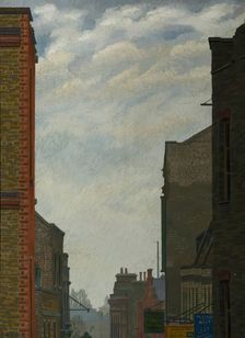 Flask Walk, Skyline, 1934. Creator: Charles Ginner