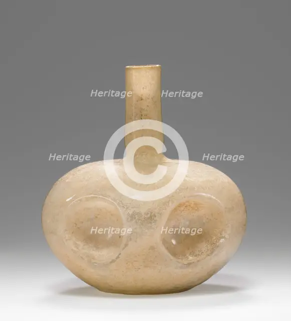 Flask with Indentations, 3rd century A.D. Creator: Unknown.