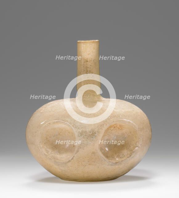 Flask with Indentations, 3rd century A.D. Creator: Unknown.