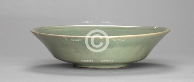 Flat Bowl, 1100s-1200s. Creator: Unknown.