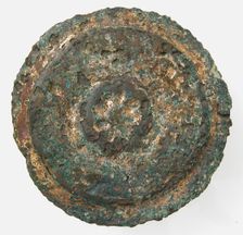 Flat Circular Ornament, Frankish (?), 6th-7th century (?). Creator: Unknown