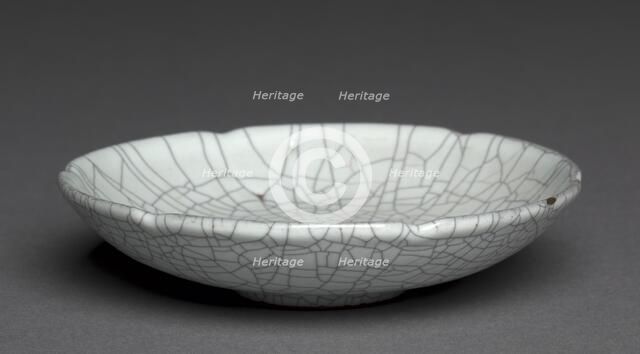 Flat Dish: Guan ware, 960-1279. Creator: Unknown.