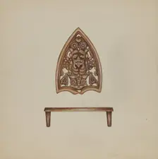 Flat Iron Holder, c. 1937. Creator: Vincent McPharlin