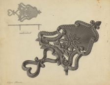 Flat Iron Holder, c. 1938. Creator: Filippo Porreca