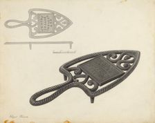 Flat Iron Holder, c. 1939. Creator: Filippo Porreca