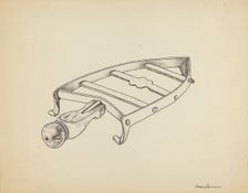Flat Iron Holder, c. 1939. Creator: Irene Lawson