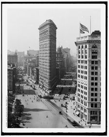 Flat Iron i.e. Flatiron Building, New York, N.Y., (c1908?). Creator: Unknown