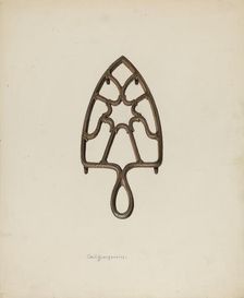 Flat Iron Stand, 1941. Creator: Carl Buergerniss