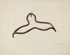 Flat Iron Stand, c. 1939. Creator: John Petrucci