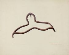 Flat Iron Stand, c. 1939. Creator: John Petrucci