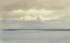 Flat landscape, 1863. Creator: Carl Theodor Reiffenstein