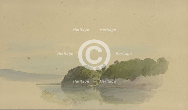 Flat landscape, c1850-1890. Creator: Carl Theodor Reiffenstein.