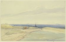 Flat landscape, c1850-1905. Creator: Anton Burger