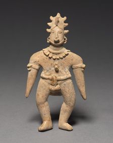 Flat Male Figure, 100 BC - 300. Creator: Unknown