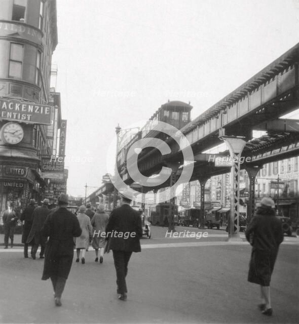 Flatbush Avenue, New York City, USA, 20th century. Artist: J Dearden Holmes