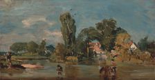 Flatford Mill, between 1810 and 1811. Creator: John Constable