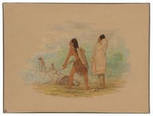Flathead Indians, 1861. Creator: George Catlin