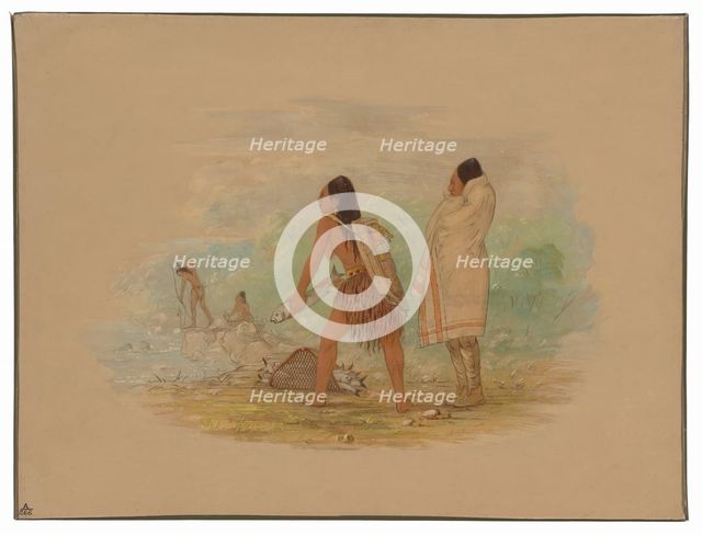 Flathead Indians, 1861. Creator: George Catlin.