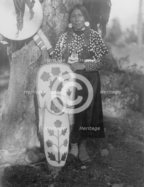 Flathead mother, c1910. Creator: Edward Sheriff Curtis.