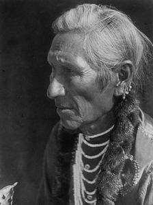 Flathead profile, c1910. Creator: Edward Sheriff Curtis